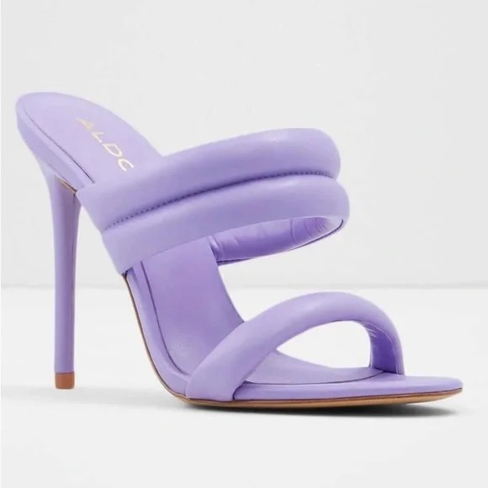 Aldo Lavender Strappy Heels